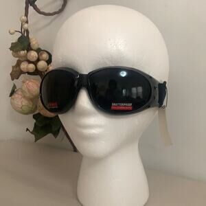 NWT PADDED GOGGLES MOTORCYCLE RIDING SUN GLASSES‎